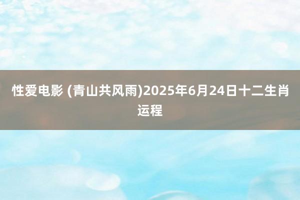 性爱电影 (青山共风雨)2025年6月24日十二生肖运程